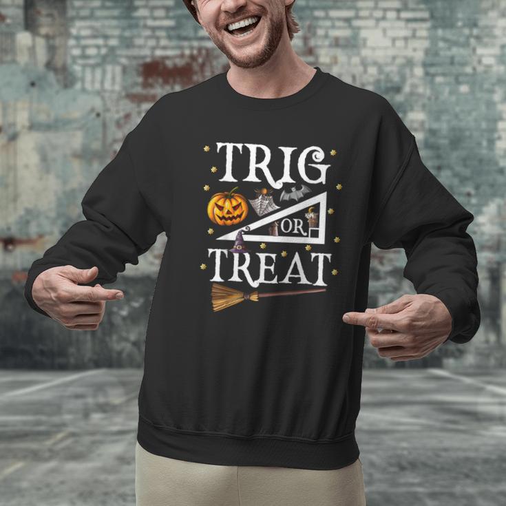 Trig Or Treat Shirt Halloween Math Teacher School College Men Women Kids Men Graphic Sweatshirt, gift for family, gift for coworker