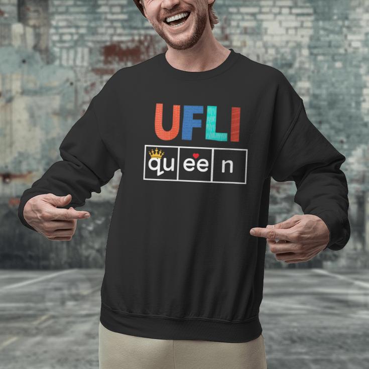 UFLI Queen Science Of Reading Literacy Teacher Appreciation Men Graphic Sweatshirt, Science Teacher Sweatshirts, gift for family, gift for coworker UFLI Queen Science Of Reading Literacy Teacher Appreciation Men Graphic Sweatshirt, Science Teacher Sweatshirts, gift for family, gift for coworker