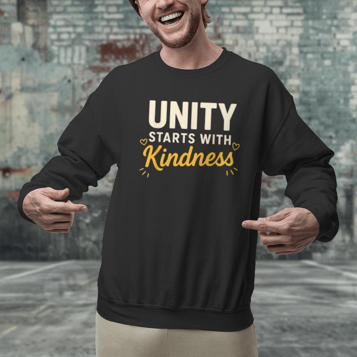 Unity Kindness Shirt Women Teachers Kids Unity Day Orange Men Graphic Sweatshirt, gift for family, gift for coworker