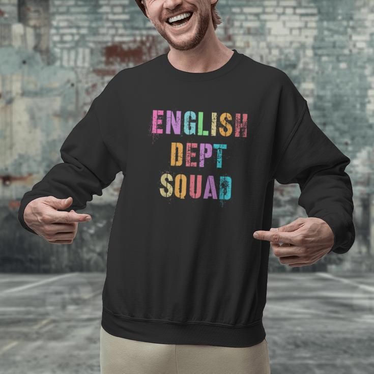 Vintage ENGLISH DEPT SQUAD Back To School Teacher Student Men Graphic Sweatshirt, English Teacher Sweatshirts, gift for family, gift for coworker Vintage ENGLISH DEPT SQUAD Back To School Teacher Student Men Graphic Sweatshirt, English Teacher Sweatshirts, gift for family, gift for coworker
