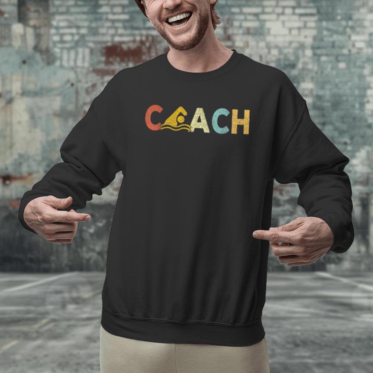 Vintage Swim Coach Swimming Coach Swim Teacher Swimmer Retro Men Graphic Sweatshirt, gift for family, gift for coworker Vintage Swim Coach Swimming Coach Swim Teacher Swimmer Retro Men Graphic Sweatshirt, gift for family, gift for coworker