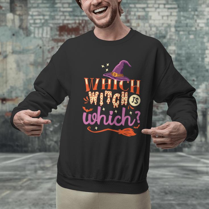 Which Witch Is Which Halloween English Teacher Men Graphic Sweatshirt, English Teacher Sweatshirts, gift for family, gift for coworker
