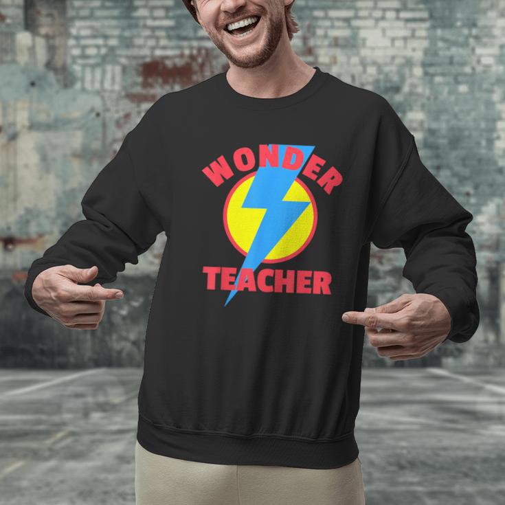 Wonder Teacher Teacher Halloween Tshirt Men Graphic Sweatshirt, gift for family, gift for coworker Wonder Teacher Teacher Halloween Tshirt Men Graphic Sweatshirt, gift for family, gift for coworker