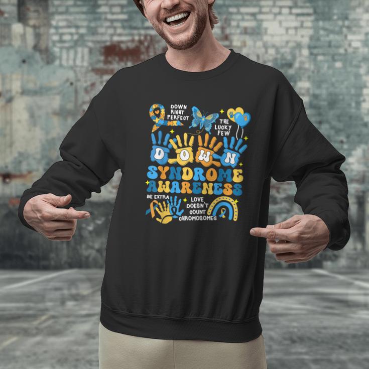 World Down Syndrome Day Awareness T21 Teacher Women Men Kids Men Graphic Sweatshirt, gift for family, gift for coworker World Down Syndrome Day Awareness T21 Teacher Women Men Kids Men Graphic Sweatshirt, gift for family, gift for coworker