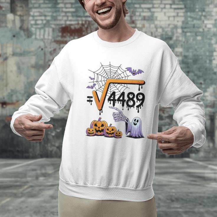 4489 Square Root 67 Math Teacher Halloween Costume Professor Men Graphic Sweatshirt, gift for family, gift for coworker