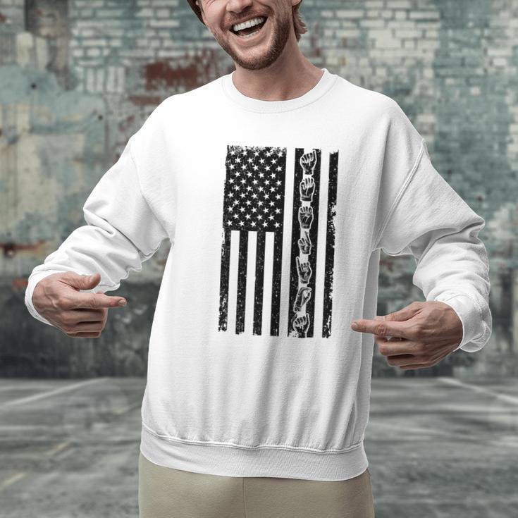 ASL Flag Sign Language Deaf ASL Teacher For Men Women Men Graphic Sweatshirt, gift for family, gift for coworker ASL Flag Sign Language Deaf ASL Teacher For Men Women Men Graphic Sweatshirt, gift for family, gift for coworker