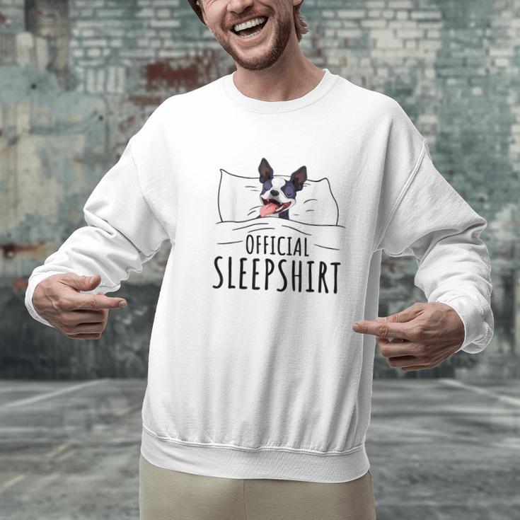 Boston Terrier Dog Lovers Sleepshirt Apparel Men Women Men Graphic Sweatshirt, gift for family, gift for coworker