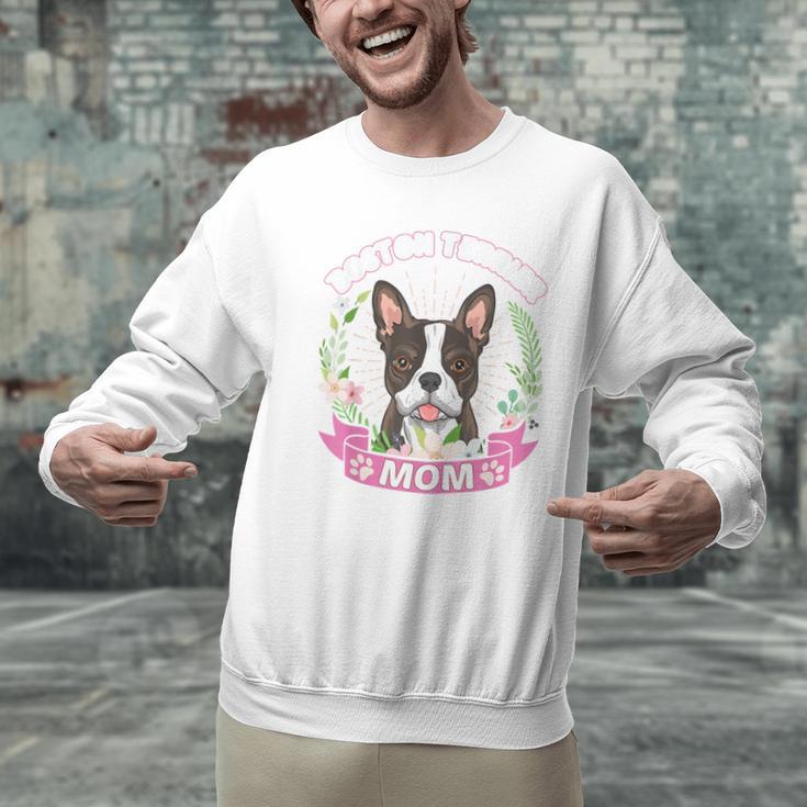 Boston Terrier Mom Mother's Day Men Graphic Sweatshirt, Boston Terrier Mom Sweatshirts, gift for family, gift for coworker