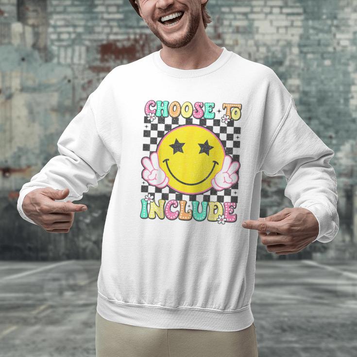 Choose To Include Special Education Teacher Autism Awareness Men Graphic Sweatshirt, gift for family, gift for coworker