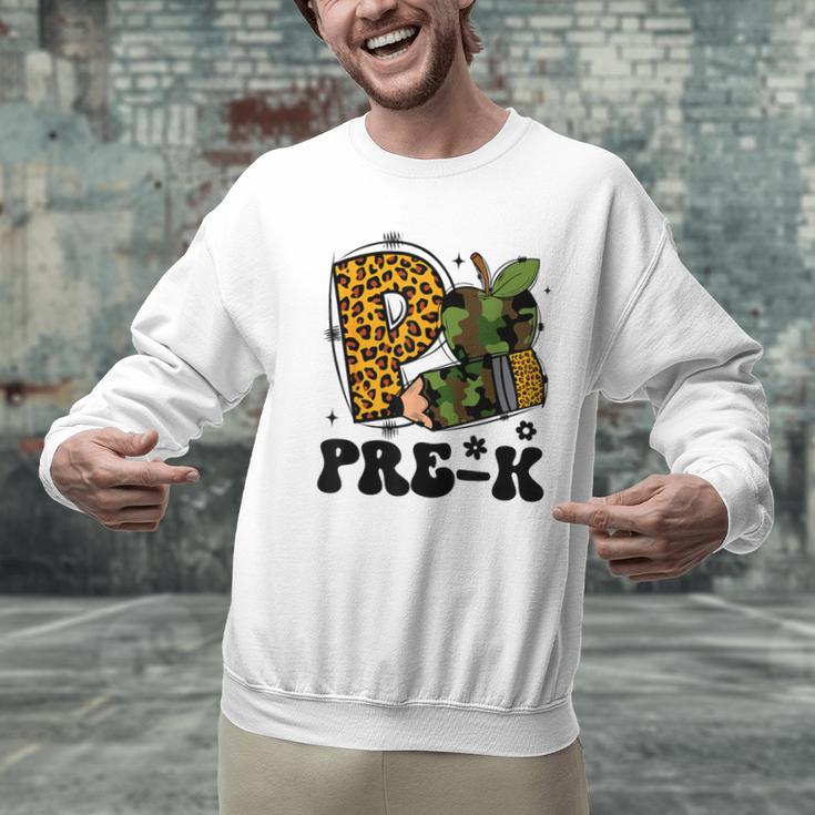 Cute Camo Pre K Back To School Teacher Kid Preschool Men Graphic Sweatshirt, gift for family, gift for coworker Cute Camo Pre K Back To School Teacher Kid Preschool Men Graphic Sweatshirt, gift for family, gift for coworker