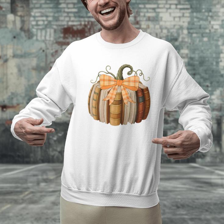 Fall Book Pumpkin Halloween Teacher Librarian Thanksgiving Men Graphic Sweatshirt, gift for family, gift for coworker Fall Book Pumpkin Halloween Teacher Librarian Thanksgiving Men Graphic Sweatshirt, gift for family, gift for coworker