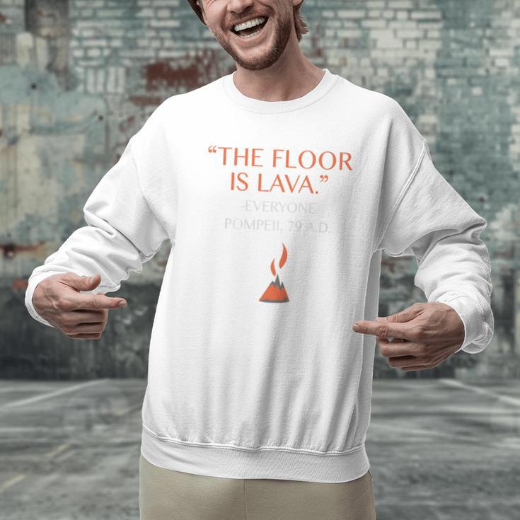 The Floor Is Lava For History Lovers & Teachers Premium Tri-Blend Men Graphic Sweatshirt, History Teacher Sweatshirts, gift for family, gift for coworker The Floor Is Lava For History Lovers & Teachers Premium Tri-Blend Men Graphic Sweatshirt, History Teacher Sweatshirts, gift for family, gift for coworker