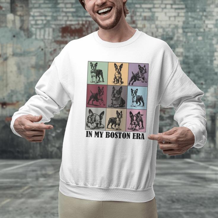 Funny Boston Terrier Quote In My Boston Terrier Era Cool Dog Men Women Men Graphic Sweatshirt, gift for family, gift for coworker