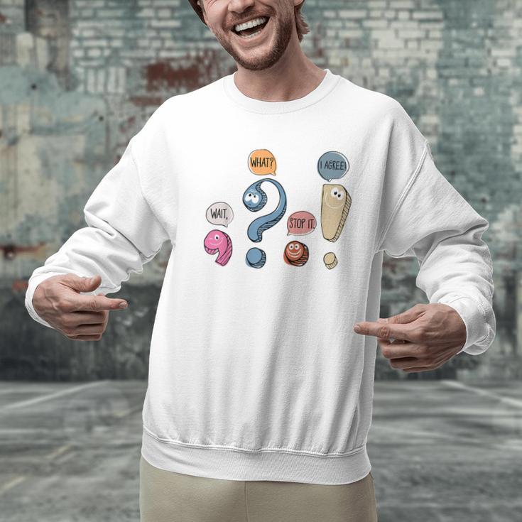 Grammar Teacher Punctuation For English Teacher Men Women Men Graphic Sweatshirt, English Teacher Sweatshirts, gift for family, gift for coworker Grammar Teacher Punctuation For English Teacher Men Women Men Graphic Sweatshirt, English Teacher Sweatshirts, gift for family, gift for coworker