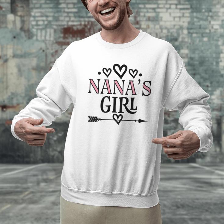 Granddaughter Nanas Girl Men Graphic Sweatshirt, gift for family, gift for coworker