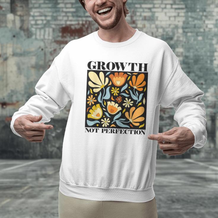 Growth Not Perfection Abstract Florals SPED Teacher Men Graphic Sweatshirt, gift for family, gift for coworker Growth Not Perfection Abstract Florals SPED Teacher Men Graphic Sweatshirt, gift for family, gift for coworker