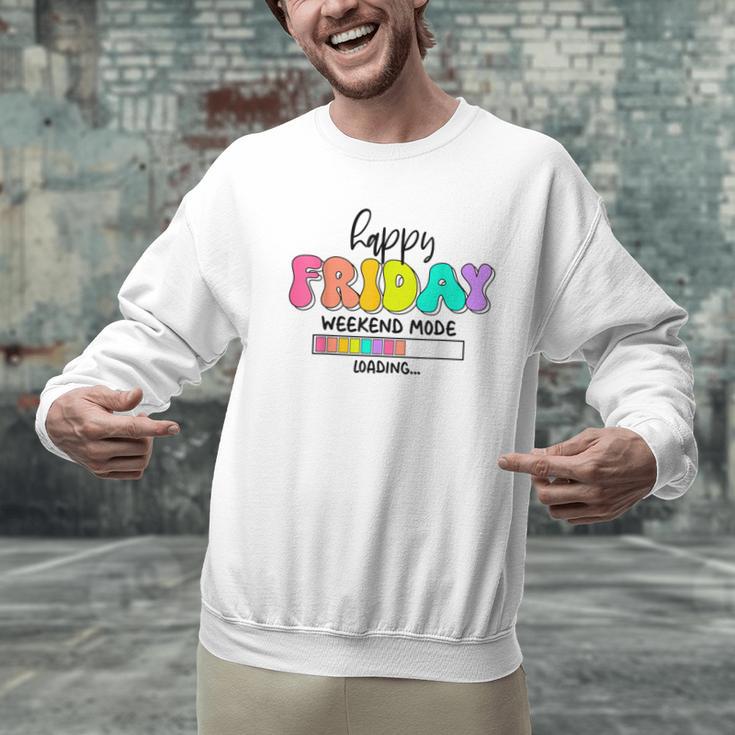 Happy Friyay Teacher School Friday Weekend Vibes Men Graphic Sweatshirt, gift for family, gift for coworker Happy Friyay Teacher School Friday Weekend Vibes Men Graphic Sweatshirt, gift for family, gift for coworker