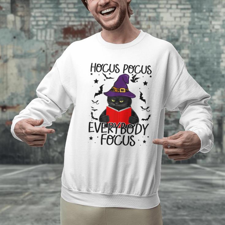 Hocus Pocus Everybody Focus Halloween Teacher For Men Women Men Graphic Sweatshirt, gift for family, gift for coworker Hocus Pocus Everybody Focus Halloween Teacher For Men Women Men Graphic Sweatshirt, gift for family, gift for coworker