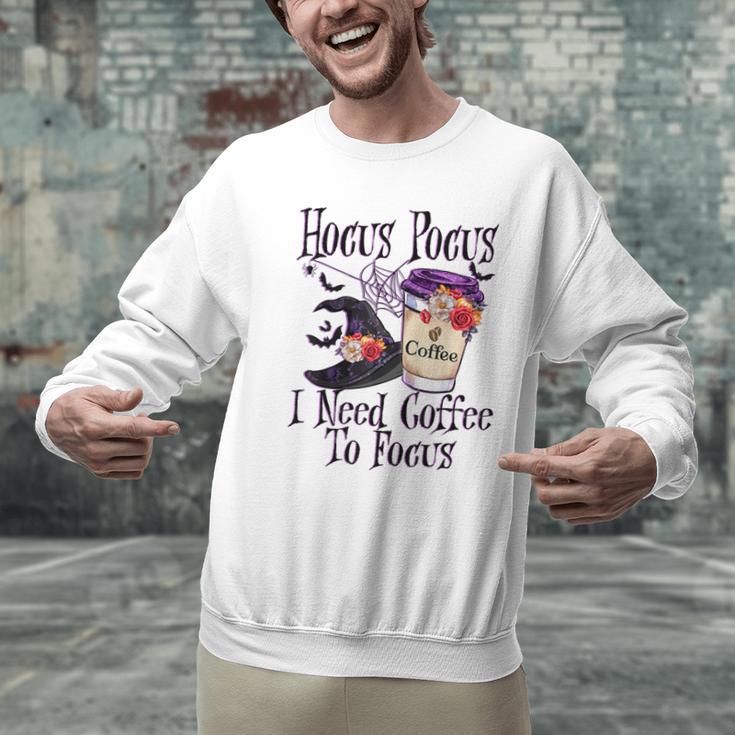 Hocus Pocus I Need Coffee To Focus Halloween Teacher Men Graphic Sweatshirt, gift for family, gift for coworker Hocus Pocus I Need Coffee To Focus Halloween Teacher Men Graphic Sweatshirt, gift for family, gift for coworker