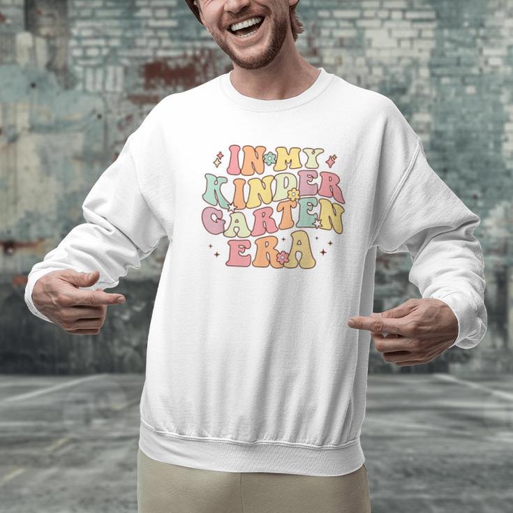 In My Kindergarten Era Retro Back To School Teacher Student Men Graphic Sweatshirt, gift for family, gift for coworker In My Kindergarten Era Retro Back To School Teacher Student Men Graphic Sweatshirt, gift for family, gift for coworker