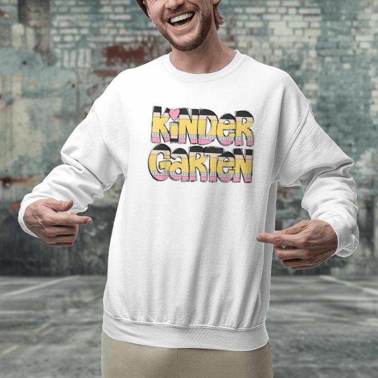 Kindergarten Pencil First Day Of School Teacher Toddler Kids Men Graphic Sweatshirt, gift for family, gift for coworker