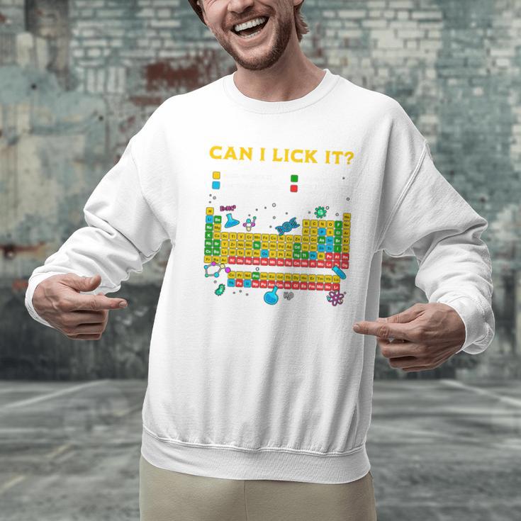 Can I Lick It Periodic Table Science Teacher Student Premium Tri-Blend Men Graphic Sweatshirt, Science Teacher Sweatshirts, gift for family, gift for coworker Can I Lick It Periodic Table Science Teacher Student Premium Tri-Blend Men Graphic Sweatshirt, Science Teacher Sweatshirts, gift for family, gift for coworker