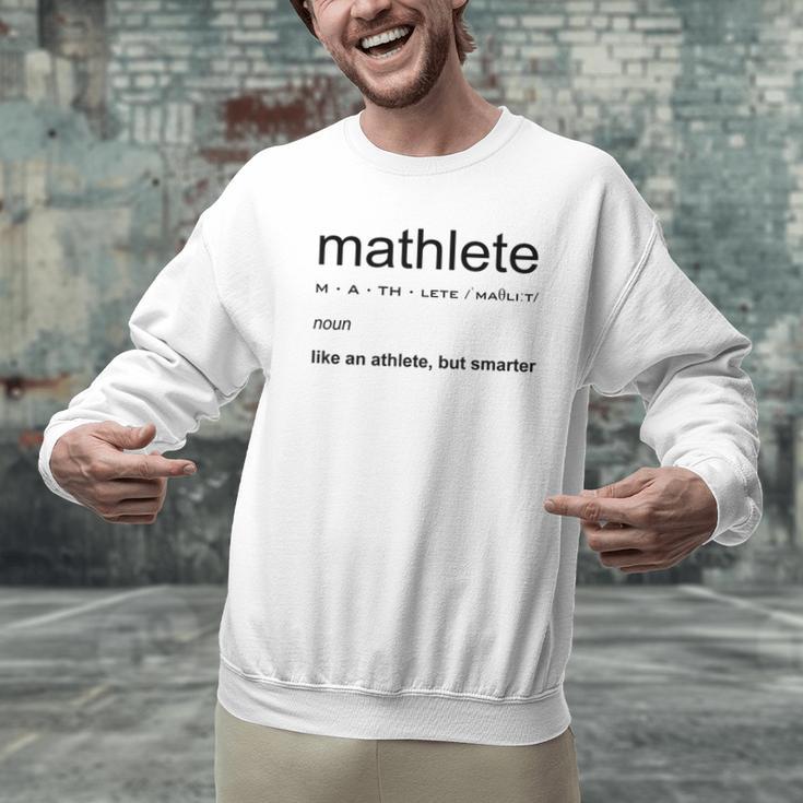 Mathlete Definition Math Math Teacher Nerd Geek Men Women Girls Kids Men Graphic Sweatshirt, gift for family, gift for coworker