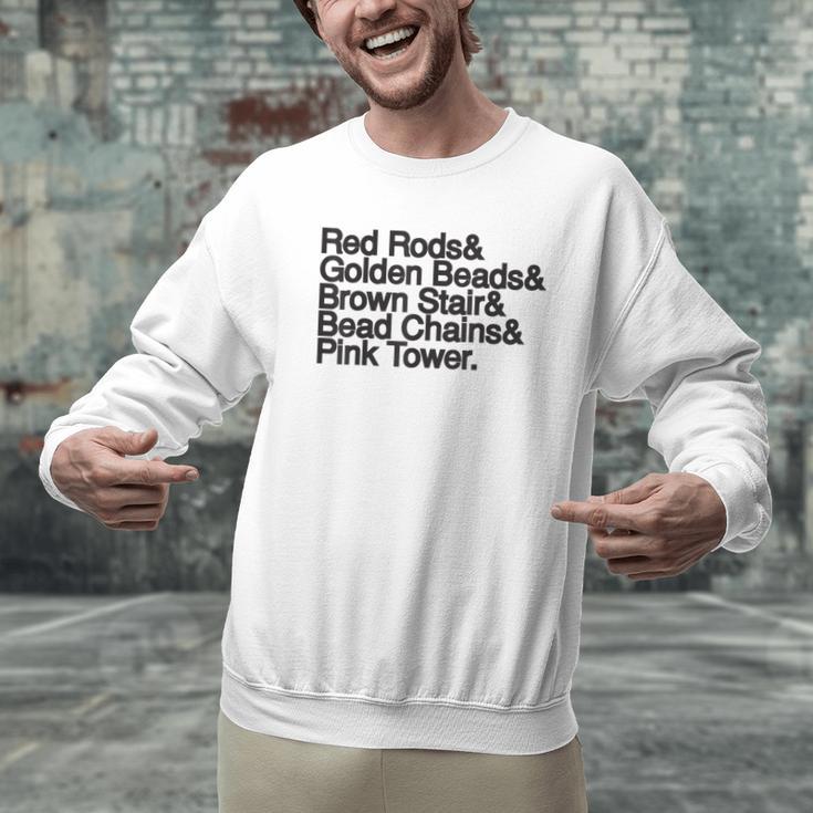 Montessori Helvetica Education Teacher Men Graphic Sweatshirt, gift for family, gift for coworker