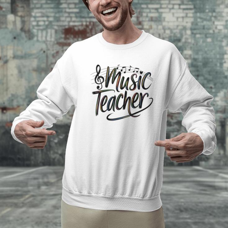 Music Teacher For Women Elementary First Day Of School Men Graphic Sweatshirt, gift for family, gift for coworker Music Teacher For Women Elementary First Day Of School Men Graphic Sweatshirt, gift for family, gift for coworker