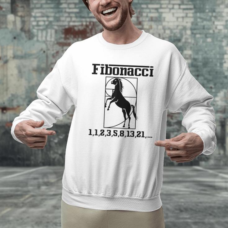 Nerdy Fibonacci Racing Car Horse Math Teacher Men Women Girls Kids Men Graphic Sweatshirt, gift for family, gift for coworker