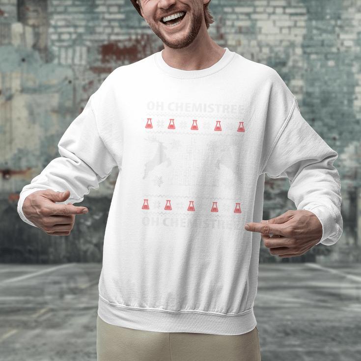 Oh Chemistree Ugly Christmas Sweater Science Student Teacher Men Graphic Sweatshirt, Science Teacher Sweatshirts, gift for family, gift for coworker Oh Chemistree Ugly Christmas Sweater Science Student Teacher Men Graphic Sweatshirt, Science Teacher Sweatshirts, gift for family, gift for coworker