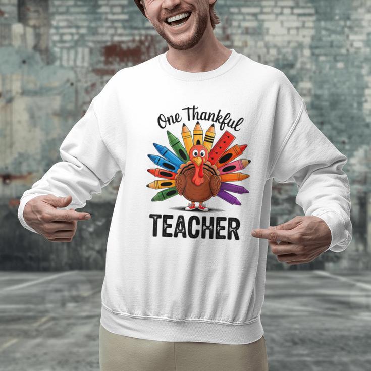 One Thankful Teacher Thanksgiving TurkeyCute Pencil Men Graphic Sweatshirt, gift for family, gift for coworker One Thankful Teacher Thanksgiving TurkeyCute Pencil Men Graphic Sweatshirt, gift for family, gift for coworker