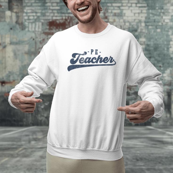 PE Teacher Cute Vintage Graphic Physical Education Teacher Men Graphic Sweatshirt, Pe Teacher Sweatshirts, gift for family, gift for coworker PE Teacher Cute Vintage Graphic Physical Education Teacher Men Graphic Sweatshirt, Pe Teacher Sweatshirts, gift for family, gift for coworker