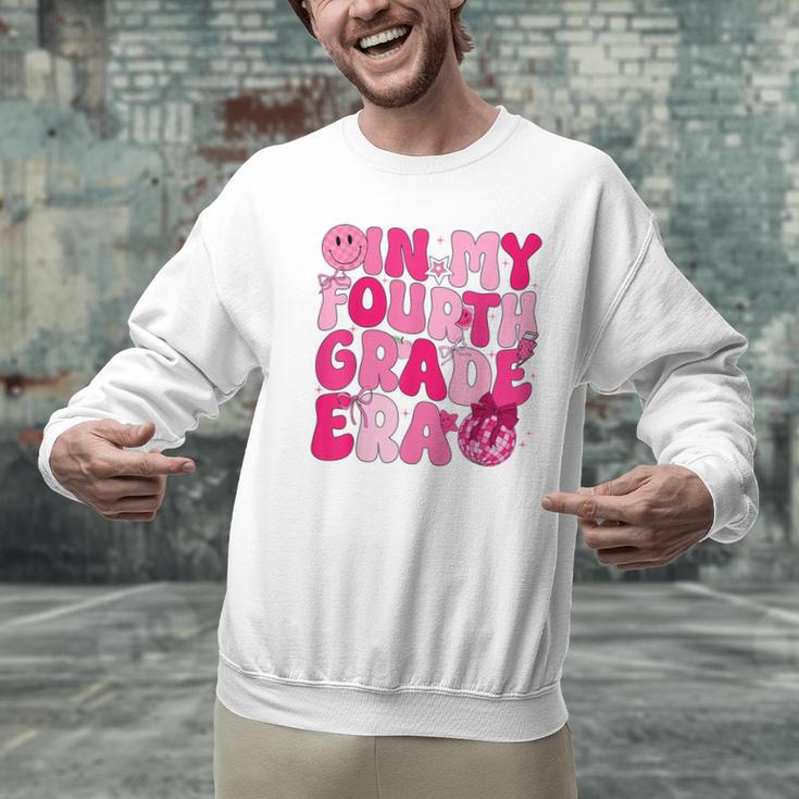 Pink Fourth Grade Era 4th Back To School Grade Teacher Men Graphic Sweatshirt, 4th Grade Teacher Sweatshirts, gift for family, gift for coworker