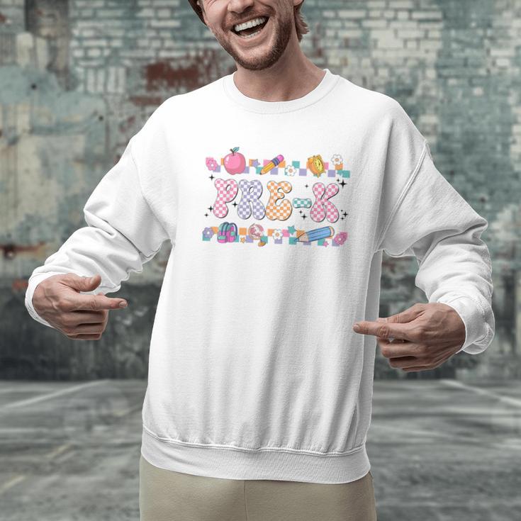 Pre-K Back To School Teachers Kids 1st Day Of School Men Graphic Sweatshirt, gift for family, gift for coworker Pre-K Back To School Teachers Kids 1st Day Of School Men Graphic Sweatshirt, gift for family, gift for coworker