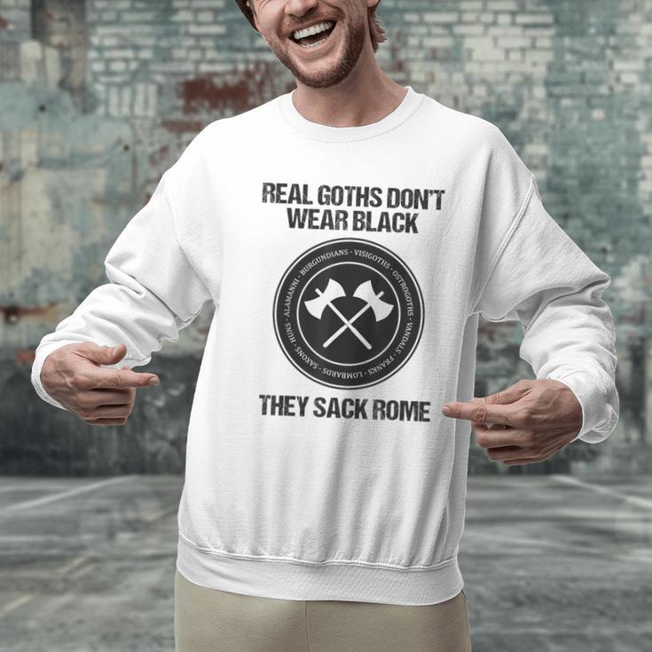 Real Goths Sack Rome History Teacher Men Graphic Sweatshirt, History Teacher Sweatshirts, gift for family, gift for coworker