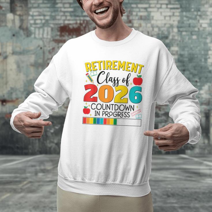 Retirement Class Of 2026 Countdown In Progress Teacher Men Graphic Sweatshirt, gift for family, gift for coworker