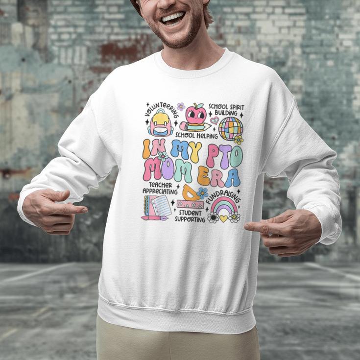 Retro In My PTO Mom Era Parent Organization Team Teacher Men Graphic Sweatshirt, gift for family, gift for coworker Retro In My PTO Mom Era Parent Organization Team Teacher Men Graphic Sweatshirt, gift for family, gift for coworker