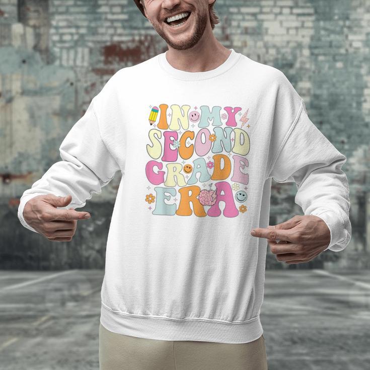 In My Second Grade Era 2nd Grade Girl Teacher Back To School Men Graphic Sweatshirt, 2nd Grade Teacher Sweatshirts, gift for family, gift for coworker