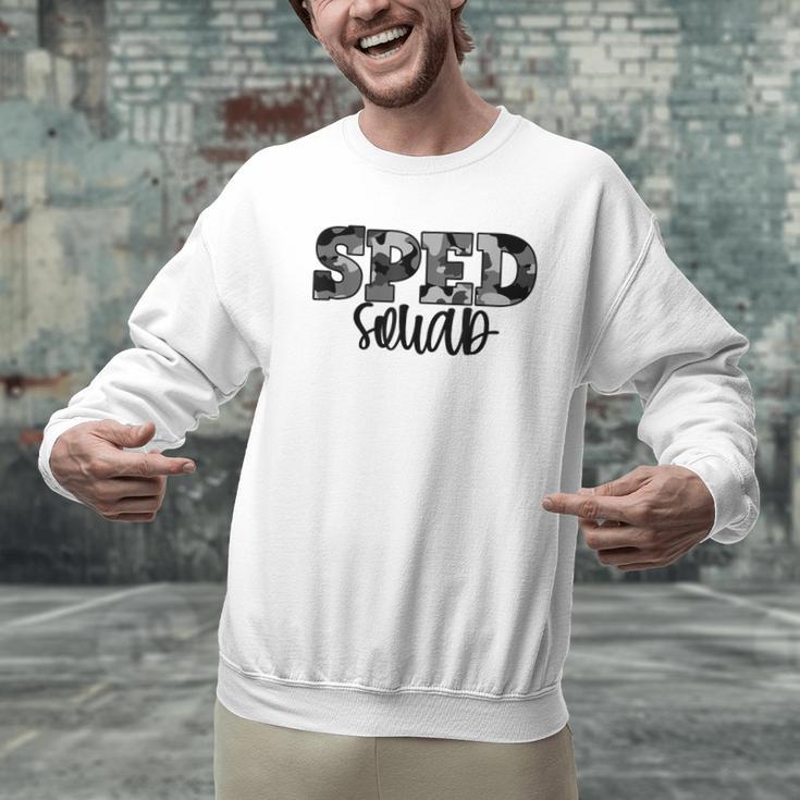 Special Education Squad Camo SPED Teacher Men Graphic Sweatshirt, gift for family, gift for coworker Special Education Squad Camo SPED Teacher Men Graphic Sweatshirt, gift for family, gift for coworker