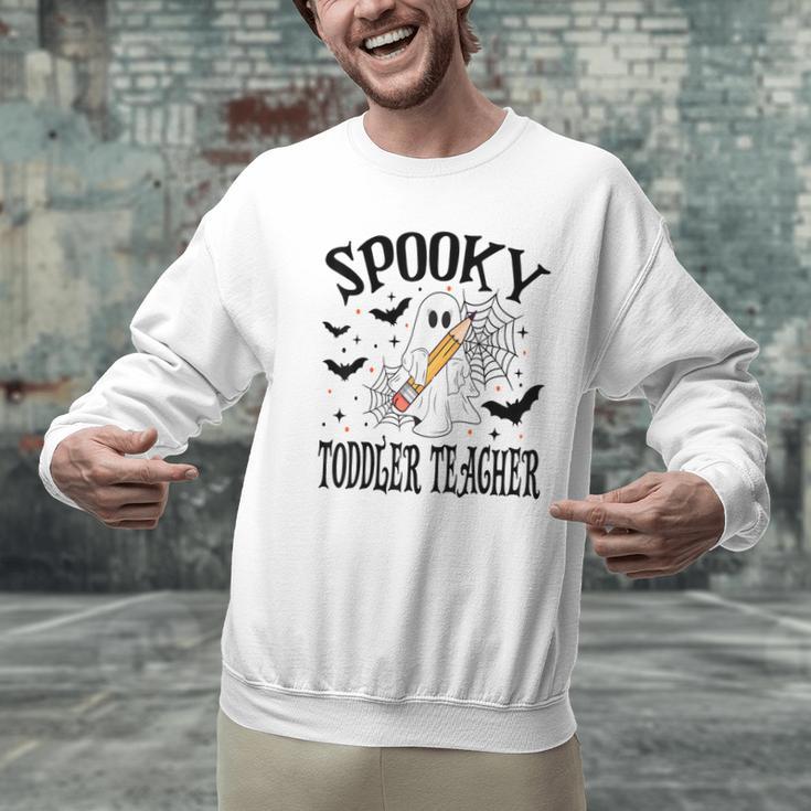 Spooky Toddler Teacher Halloween School Men Graphic Sweatshirt, gift for family, gift for coworker Spooky Toddler Teacher Halloween School Men Graphic Sweatshirt, gift for family, gift for coworker