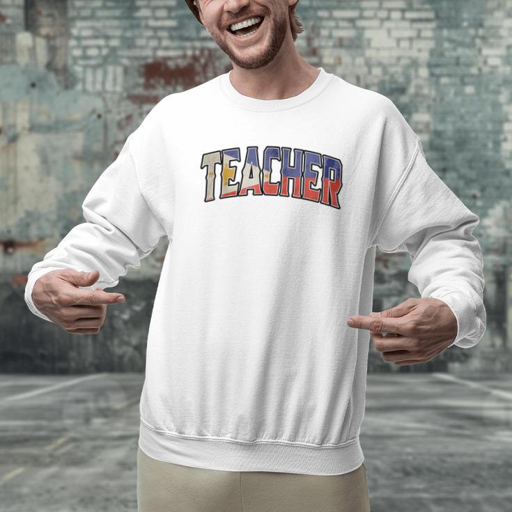 Teacher Filipino Vintage Heritage DNA Flag Men Graphic Sweatshirt, gift for family, gift for coworker Teacher Filipino Vintage Heritage DNA Flag Men Graphic Sweatshirt, gift for family, gift for coworker