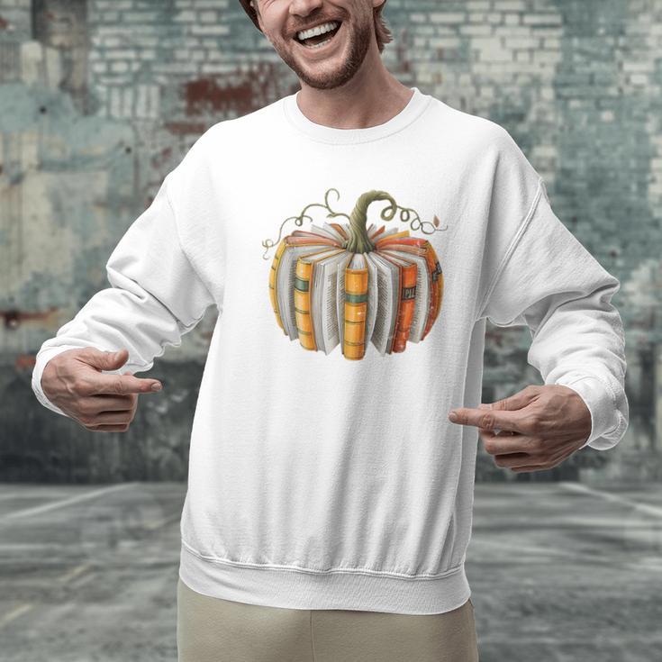 Teachers Students Fall Book Pumpkin Fall Librarians Bookworm Men Graphic Sweatshirt, gift for family, gift for coworker Teachers Students Fall Book Pumpkin Fall Librarians Bookworm Men Graphic Sweatshirt, gift for family, gift for coworker