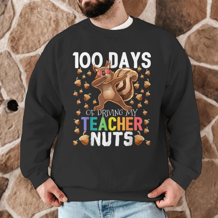 100 Days Of Driving My Teacher Nuts Dabbing Squirrel School Men Graphic Sweatshirt, novelty gifts, funny gifts 100 Days Of Driving My Teacher Nuts Dabbing Squirrel School Men Graphic Sweatshirt, novelty gifts, funny gifts