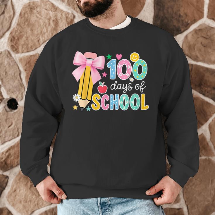 100 Days Of School Preppy 100th Day Of School Teachers Girls Men Graphic Sweatshirt, novelty gifts, funny gifts 100 Days Of School Preppy 100th Day Of School Teachers Girls Men Graphic Sweatshirt, novelty gifts, funny gifts