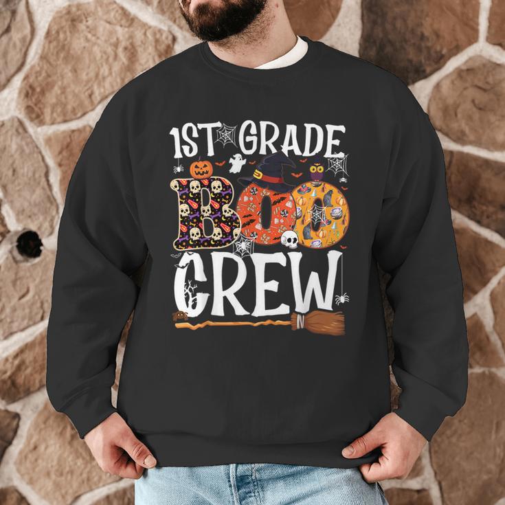 1st Grade Boo Crew Cute Ghost Halloween Teacher Kids Men Graphic Sweatshirt, novelty gifts, funny gifts 1st Grade Boo Crew Cute Ghost Halloween Teacher Kids Men Graphic Sweatshirt, novelty gifts, funny gifts