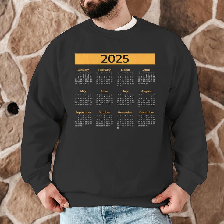 2025 Calendar For Planners Teachers Offices Months Men Graphic Sweatshirt, novelty gifts, funny gifts