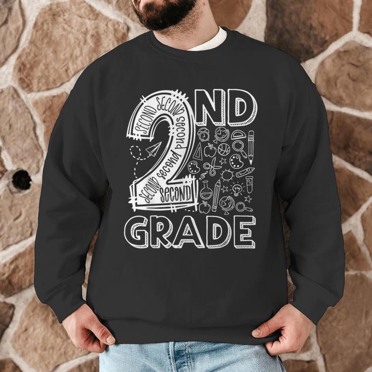 2nd Grade Typography Team 2nd Grade Teacher Back To School Men Graphic Sweatshirt, novelty gifts, funny gifts 2nd Grade Typography Team 2nd Grade Teacher Back To School Men Graphic Sweatshirt, novelty gifts, funny gifts
