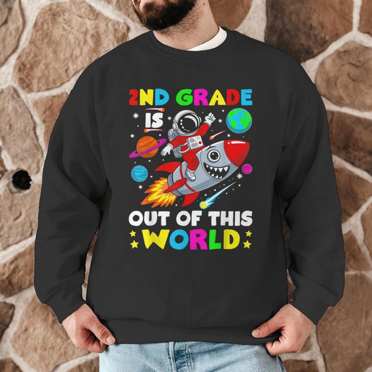 2nd Grade Is Out Of This World Space Rocket Planets Teacher Men Graphic Sweatshirt, novelty gifts, funny gifts 2nd Grade Is Out Of This World Space Rocket Planets Teacher Men Graphic Sweatshirt, novelty gifts, funny gifts