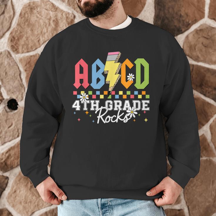 4th Grade Rocks ABCD Back To School Rock Teachers Men Graphic Sweatshirt, novelty gifts, funny gifts 4th Grade Rocks ABCD Back To School Rock Teachers Men Graphic Sweatshirt, novelty gifts, funny gifts
